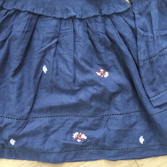 Free People Bell Sleeve Off Shoulder Dress NWOT - Picture 6 of 6